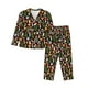 thumbnail image 1 of Balery Mushrooms Conjunto de Pijama con Estampado para Mujer, Conjunto de Dos Piezas con Manga Larga, Ropa de Dormir Suave con Bolsillos, Pijamas Cómodos-Large, 1 of 7