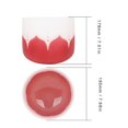 thumbnail image 3 of Cuenco tibetano Lotus Crystal de 8 pulgadas (tecla C roja), 3 of 6