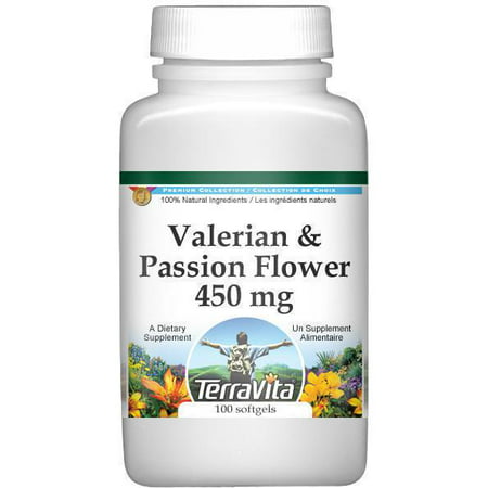 Valerian et Passion Combinaison Flower - 450 mg (100 capsules, ZIN: 513631)