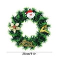 thumbnail image 3 of Gumesh All-Weather Artificial Winter Wreath - Pre-Decorated for Front Door, Fireplace & Stair Railing, Ready-to-Hang Christmas Decor, 3 of 6
