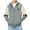 Gray, variant on WREESH Fashion Jacket Men'S Color Blocking Hooded Sports Zipper Pocket Cardigan Long Sleeve Hooded Casual Outwear Olive Green
