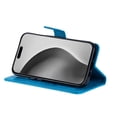 thumbnail image 3 of Allytechgroup for iPhone 16e Case with Credit Card Slot, PU Leather RFID Blocking Wallet Flip Case with Stand Wrist Strap Shockproof Protective Back Cover for iPhone 16e, Blue, 3 of 7