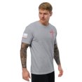 thumbnail image 4 of 2 CHRONICLES 16:9 Fitted Men T-shirt (Heather Grey, 3XL), 4 of 4