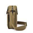 thumbnail image 3 of Bolso de mensajero pequeño de lona para hombre, bolso de hombro informal, bolso de pecho, bolso de viaje,, 3 of 5