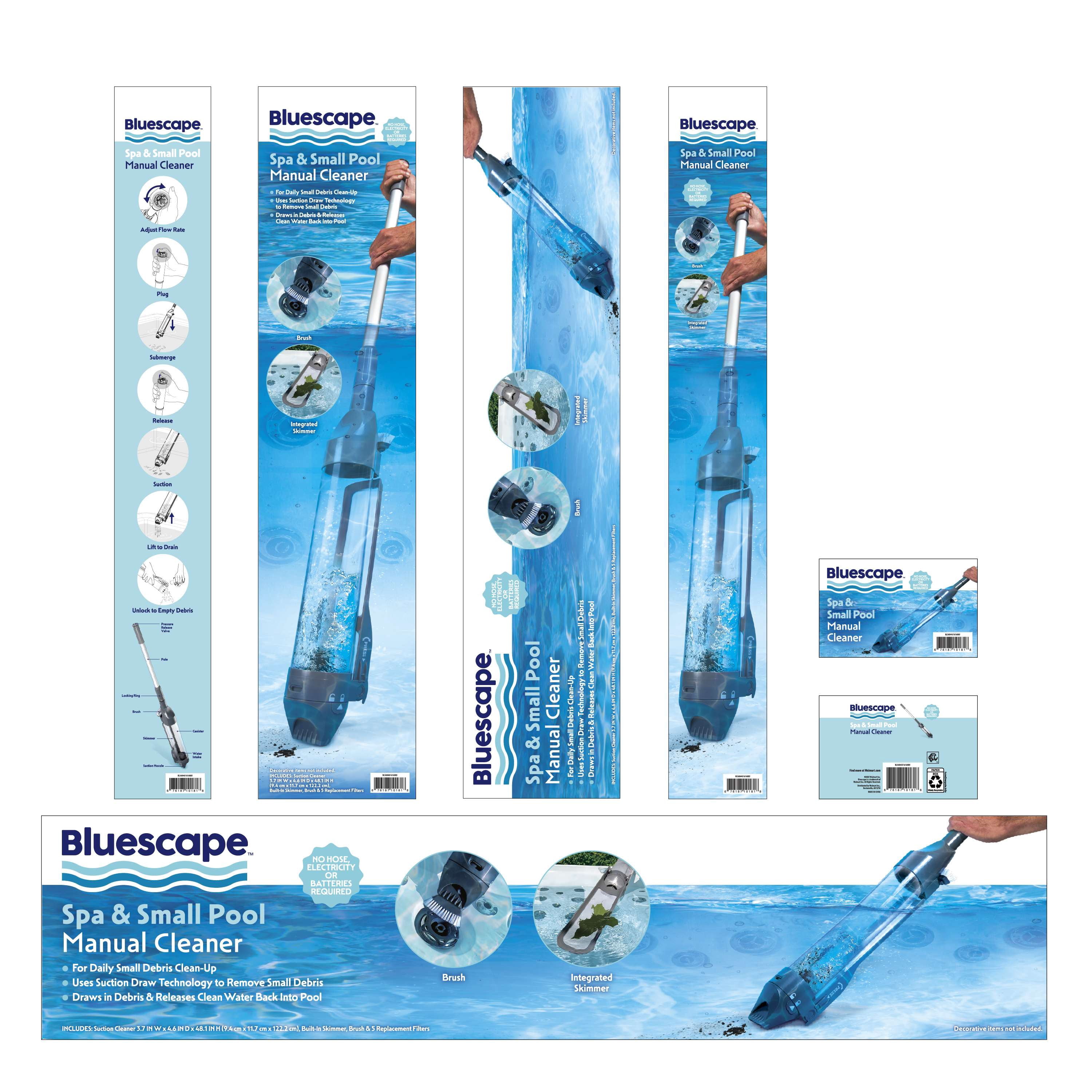 Bluescape Small Pool & Spa Manual Cleaner