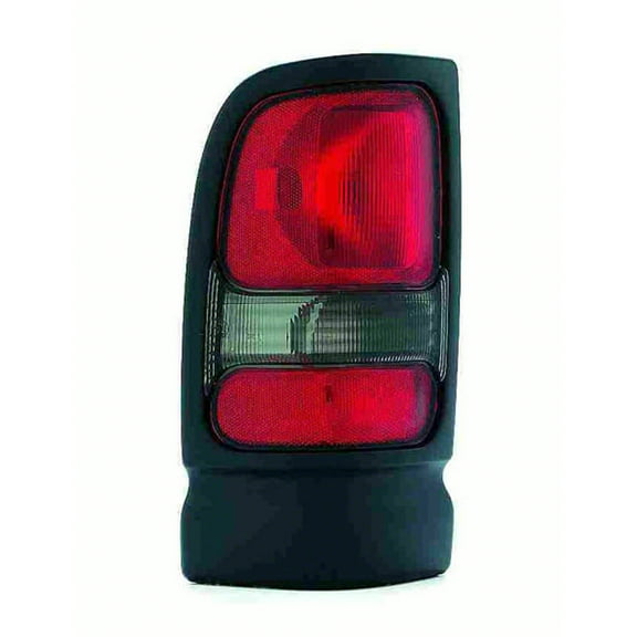 KAI New Economy Replacement Driver Side Tail Light Lens And Housing, Fits 1994-2002 Dodge Fullsize Pickup