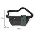 thumbnail image 2 of Riñonera Bandolera con Bolsillos con Cremallera, Regalos para Entrenamiento, Viajes, Correr, Carteras Informales con Manos Libres, Riñonera, Bolsa para teléfono, para Llevar Todos los teléfonos, 2 of 7