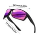thumbnail image 2 of Gafas de sol polarizadas de aviador para hombre, protección UV, montura clásica de metal con bisagras de resorte para conducir cómodamente todo el día. Aestivo | P | AESTIVO, 2 of 7