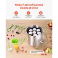 thumbnail image 3 of KFFKFF Canning Supplies Starter Kit, 9 Pieces Stainless Steel Water Bath Canning Kit for Beginners, Canning Tools Set: Pot, Rack, Lid, Funnel, Tongs, Jar Lifter, 3 of 9
