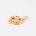 thumbnail image 3 of Collar Corazon Unicornios Mamá Hijo Swarovski Oro 18k Lam dorado Unitalla, 3 of 8