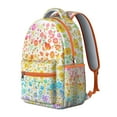 thumbnail image 3 of Earthy Floral Aesthetic Adjustable Strap Backpack, Comfortable Breathable Padding, Durable Oxford Cloth School Bag for Student, Perfect for Outdoor, Sports, and Daily Commute, 3 of 6