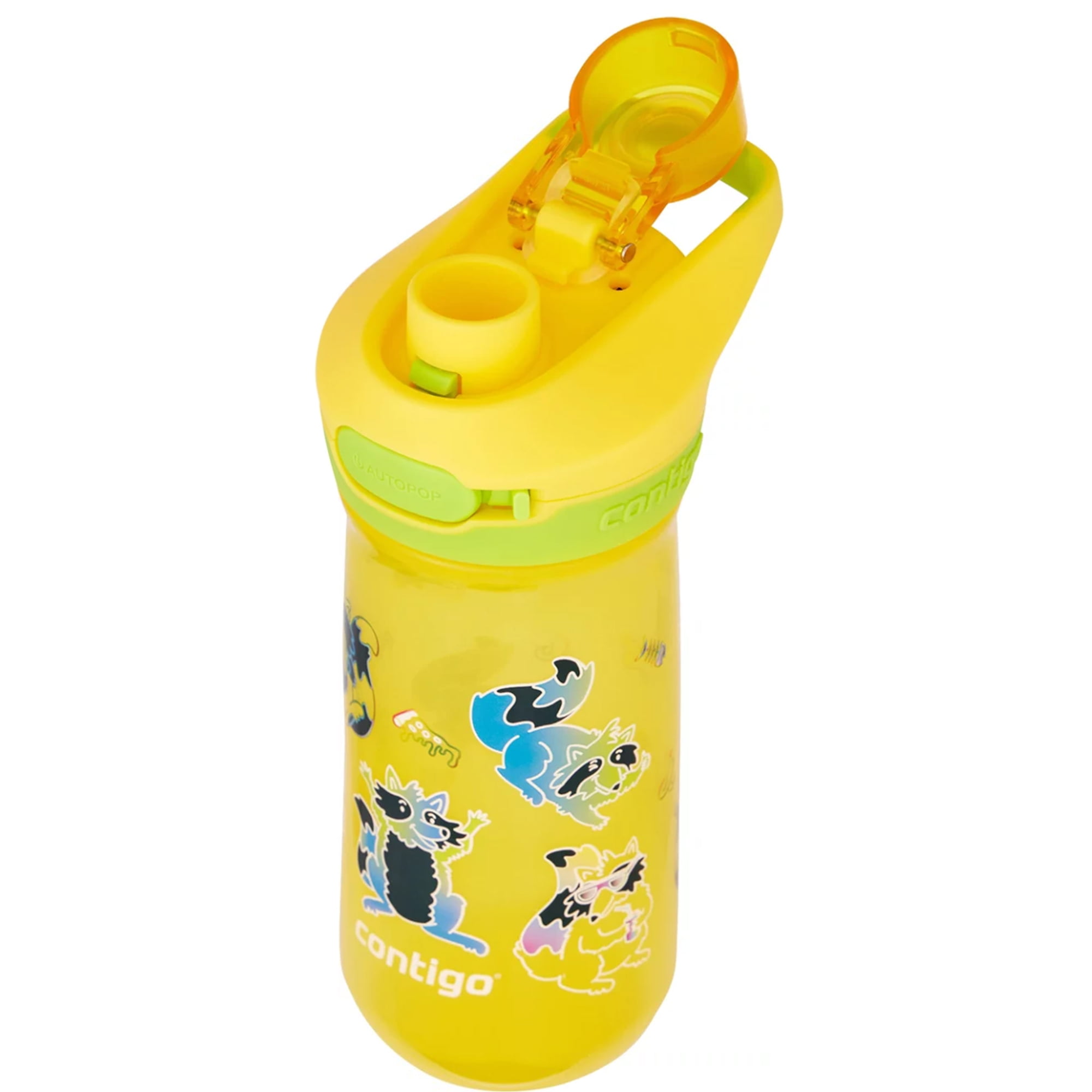 【kayo.1101 】2本LEMONBOTTLE Contigo Kids 14 oz Spillproof Jessie Water Bottle with