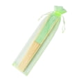thumbnail image 4 of Set de ventiladores Paper Hand SL Crafts con bolsas de organza, 50 unidades, color verde claro, 4 of 4
