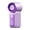 Purple, variant on Handheld Fan Durable Portable Fan for Travel, Ultra Quiet Powerful Cooling Mini Fan for School Dormitory Office Outdoor,3.5*4.3 Inch Rechargeable Personal Hand Fan,Mint Green