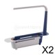 thumbnail image 1 of 2x Fregadero telescópico moderno Estante Cesta Soporte de almacenamiento Paños de cocina ajustables Organizador Toalla Colgador Jabón Esponja para Gad Macarena Fregadero telescópico, 1 of 8