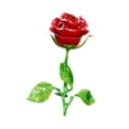 thumbnail image 4 of Adorno para quemador de incienso de rosas, regalos hechos a mano, decoración para el hogar, incienso decorativo único Rojo, 4 of 9