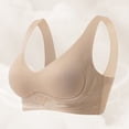 thumbnail image 6 of MDUKONU Women’s Bras Bras for Women No Underwire Wave Push Up Wireless Bra Seamless Bras Full Coverage Bralettes Lift Everyday Bras Khaki XXXL, 6 of 6
