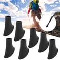 thumbnail image 1 of Walking Stick Tips Protector, Trekking Pole Tips Protector Universal with Inner Diameter Of 11mm/0.43" for Camping for Trekking for Traveling for Hiking, 1 of 7