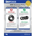 thumbnail image 2 of URO 11511742045PRM Heavy Duty Aluminum Upgrade, CNC Machined, 2 of 2