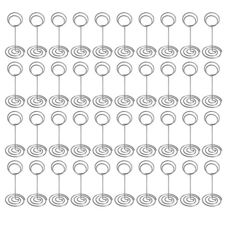 

40pcs Restaurant Memo Clip Centerpiece For Wedding Table Decor Place Card Holder