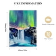 thumbnail image 2 of JEUXUS   Aurora Borealis Canvas Wall Art Northern Lights Scenery Prints Beautiful Waterfall Artwork Living Room Bedroom Kids Room Decor 16x20 in, 2 of 5
