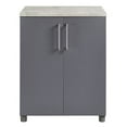 thumbnail image 3 of SystemBuild 27.7"W x 19.7"D x 35.5"H 2 Door Base Cabinet, Gray/Natural, 3 of 3