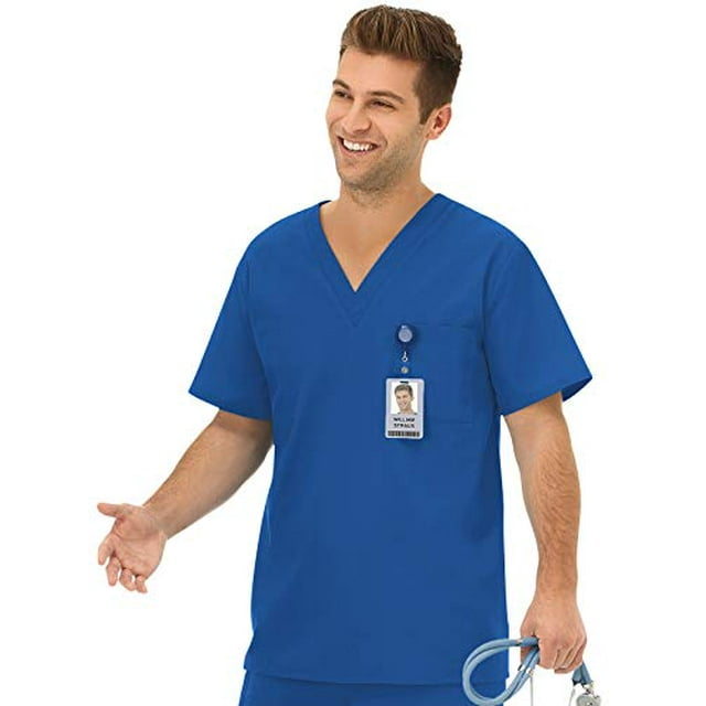 Fundamentals 14900 Haut de Blouse Unisexe à une Poche Royal G