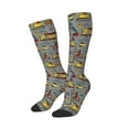 thumbnail image 2 of Balery Funny Construction Fun Novelty Socks Men'S Women'S Crew Socks Funny Crazy Novelty Socks Quirky And Cool Socks, 2 of 9
