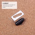 thumbnail image 3 of MIANGASTORE Professional Electric Guitar Conversion Pickup Mounting Ring Protective (Silver), 3 of 6