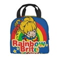 thumbnail image 3 of Rainbow Brite Insulated Lunch Bag Leakproof Waterproof Reusable Lunch Boxs Portable Durable Cooler Tote Bag Work Travel, 3 of 9