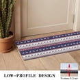 thumbnail image 3 of Dark Blue Christmas Reindeer and Donkey Pattern Door Rugs,Washable Non Slip Door Mats Indoor,Decorative Door Mats,Entry Mat Indoor for Entrance,Bedroom,Kitchen,Bathroom,16"x47", 3 of 6