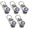 thumbnail image 1 of KAKOWELY Roue Coulissante pour Rideau 5 Pcs Rail de Rideau Rouleau Métal Accessoires de Rideau Maison 1.61"X0.71"X0.51 Pouces, 1 of 5
