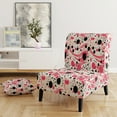 thumbnail image 2 of Designart "Popart Dynamic Doodle Dots III" Upholstered Polka Dots Accent Chair and Modern & Contemporary Arm Chair - Multiple Color & Pattern, 2 of 7