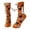 Orange, variant on 4PCS Funny Halloween Socks Holding Hands Socks For Women Mens Halloween Gifts for Men Women