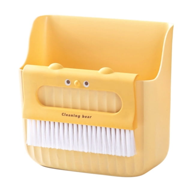 BINGLI Mini Dustpan and Cleaning Brush Set, Small Handheld Dust Pan with Clean Broom Kids Dust Pans and Broom/Dustpan Combo Set for Home, Kitchen, Desktop, Sofa, Keyboard, Table