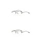 thumbnail image 4 of Minnieouse Gafas de lectura de medio marco para hombre, lentes lisos, a la moda, de doble viga, para miopía, para interiores Type1 NO1, 4 of 6
