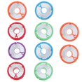 thumbnail image 4 of 10pcs Silicone Fishing Line Bobbin Spools Round Shape Fishing Line Reels, 4 of 4