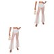 thumbnail image 1 of Pantalones transparentes de verano Sonducket estilo gótico mujer Pierna ancha encaje Blanco METRO 2Conjunto, 1 of 6