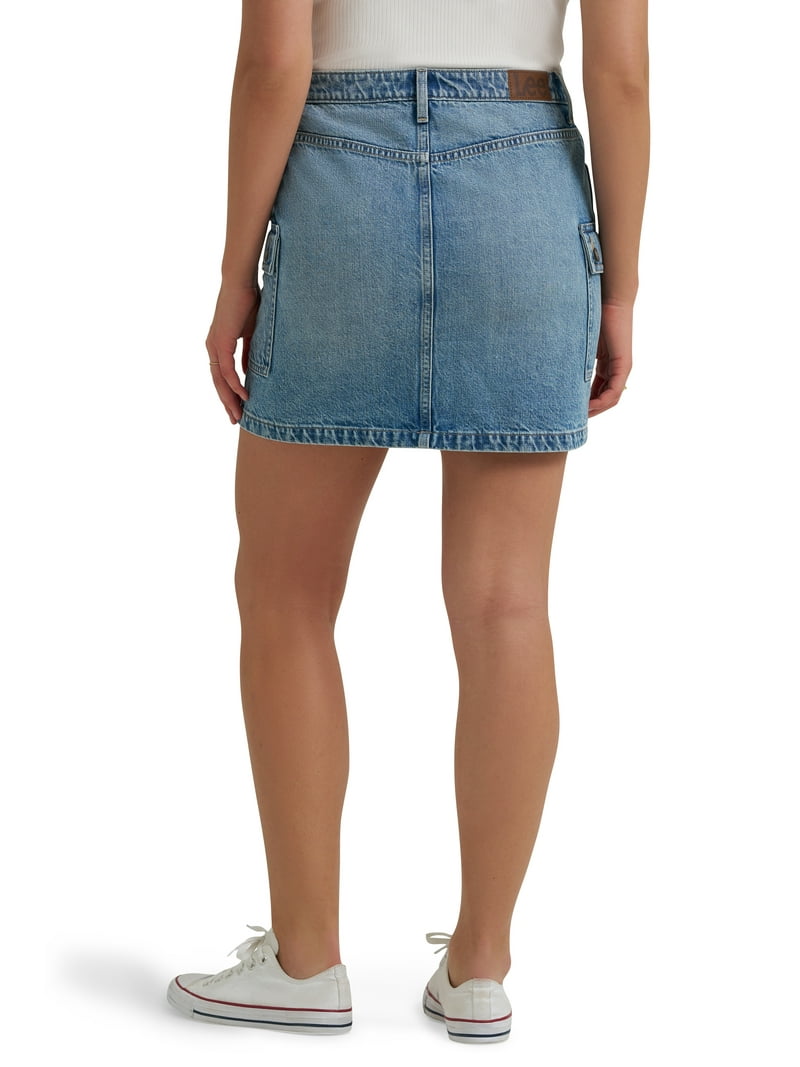 Lee® Women's Heritage Denim Cargo Mini Skirt, Sizes 2-18 Lee® Women's Heritage Denim Cargo Mini Skirt, Sizes 2-18