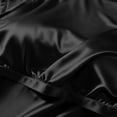 thumbnail image 5 of BXINGOHAI Women Built-in Bra T Shirt Top Short Sleeve Basic Tees Casual Going Out Tops Black L, 5 of 5