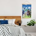 thumbnail image 7 of Genshin Impact Wooden Shaft Hanging Poster Home Decor Poster Wall Art Painting For Living Room Bedroom 20"X30", 7 of 7