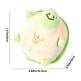 thumbnail image 3 of ​3in Crinkle-Sound Turtle Plush - Blue Sensory Pocket Pal for Imaginative Play, Child-Safe Pocket Toy Gift (Age 3+)​​ Green, 3 of 7