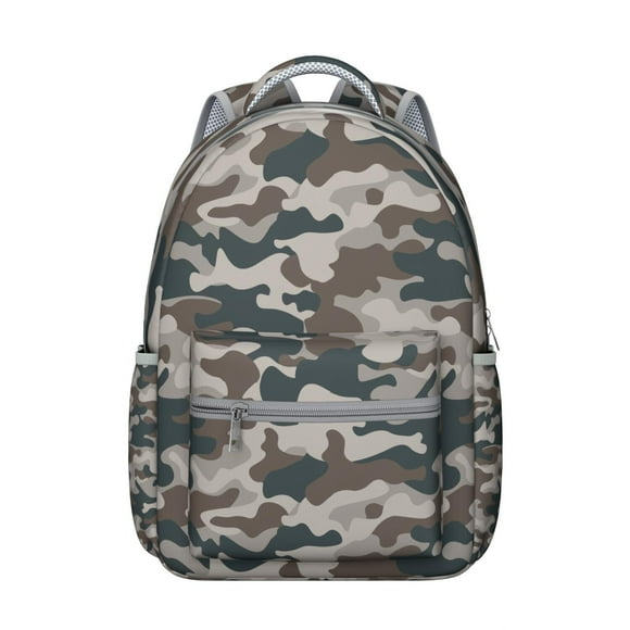 Outdoor Camo School Backpack Woodland Hunting Camouflage and Army Tactical Design Military Style Students Bag