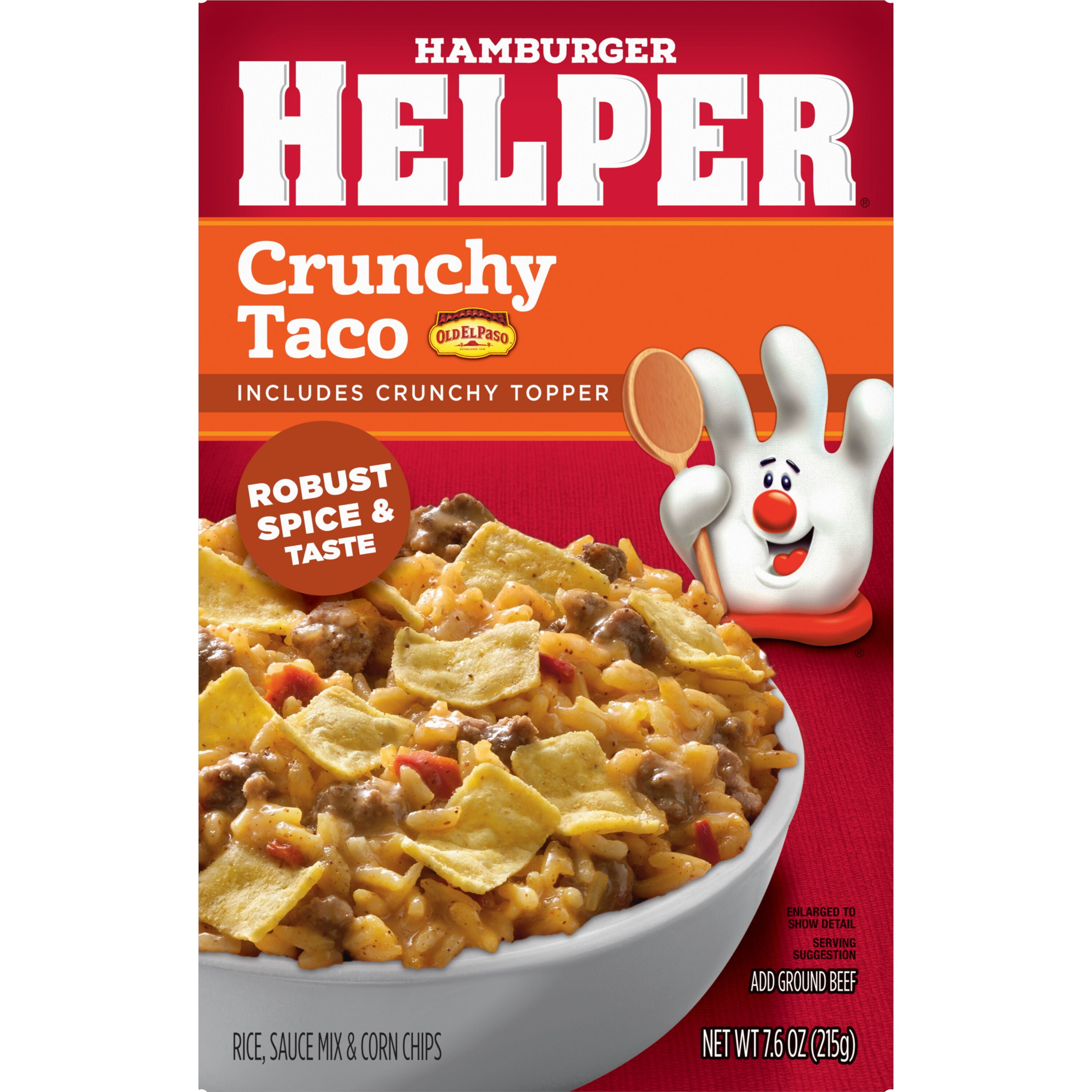 (8 pack) Hamburger Helper Crunchy Taco, 7.6 Ounces Box
