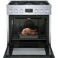 thumbnail image 3 of BOSCH HDS8055U 30" free standing gas range, 3 of 5