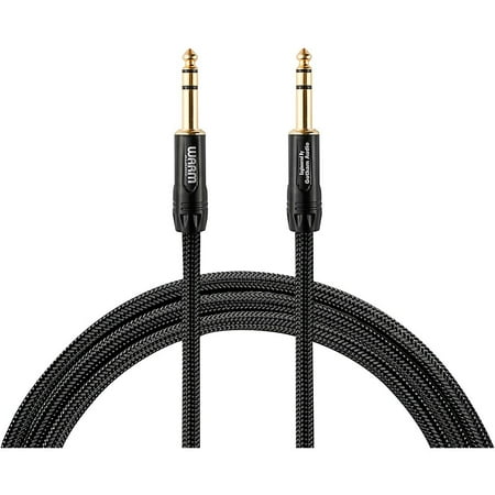 UPC: 0850016400352 | Warm Audio Premier Series TRS to TRS Cable 3 ft. Black