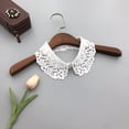 thumbnail image 3 of sunsanly Fake Collar Embroidered Lace Flower Detachable Collar Women Solid Color Hollow Design False Collar Match for Tops Sweatshirts, 3 of 8