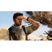 Restored Sony PlayStation 3 PS3, Uncharted 3 Bundle, 320GB, Black, 1