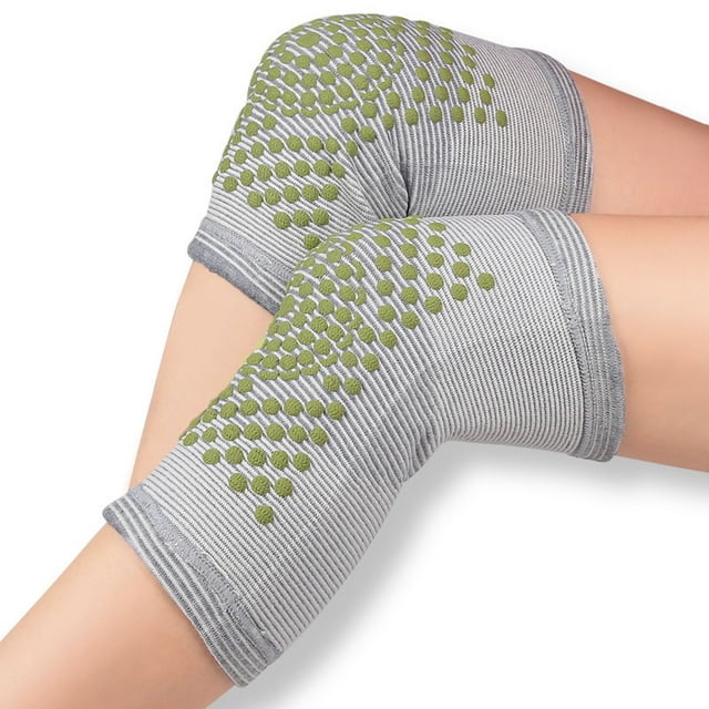Fiudx Rodilleras de Ajenjo, Soporte Articular Autocalentable, Terapia con Piedras Calientes, Alivio Del Dolor, Alivio para La Artritis, Regalo para Padres, Solución para El Confort Diario