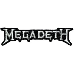 Megadeth Men's Embroidered Patch Black